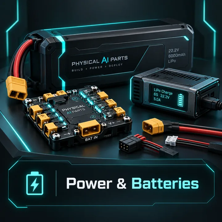 Robot Batteries, Power Supplies & BMS Components